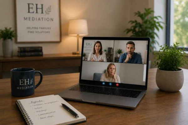 child access mediation Leicestershire online meeting.